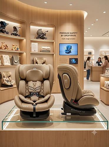 isofix: Автокресло новая Детское автокресло с поворотом 360° и креплением — 3