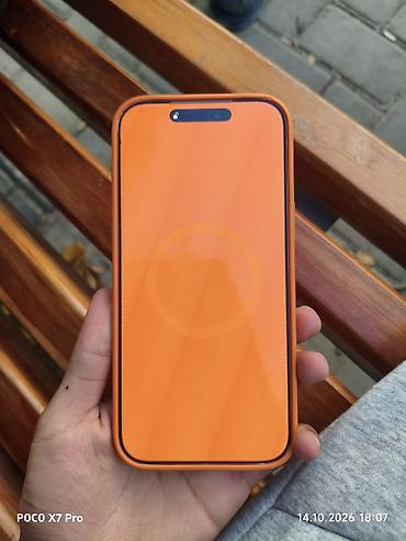 se iphone: IPhone 17 Pro Max, Б/у, 256 ГБ, Оранжевый, Чехол, 93 % — 8