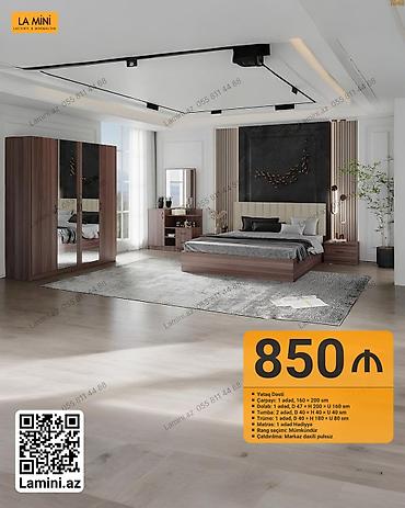 Ev və bağ: LA MINI – Yataq Dəsti Məzmun: - Çarpayı: 1 ədəd, 160 × 200 sm - — 1