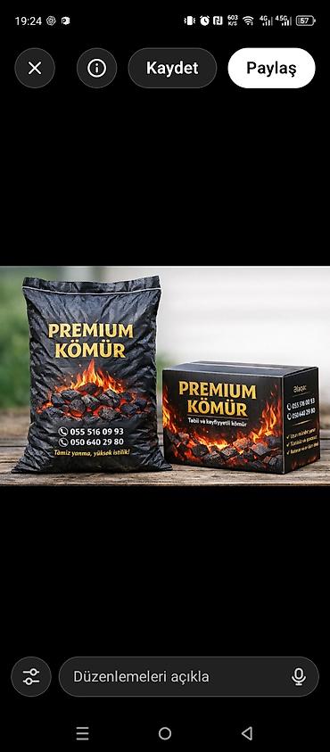 komur samovar: PREMIUM KÖMÜR – təbii və keyfiyyətli kömür Xüsusiyyətlər: - Təmiz — 2