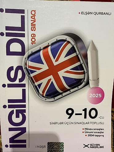 Testlər: Məhsul: “İngilis Dili – 109 Sınaq” (Elşən Qurbanlı), 2025 9–10-cu — 1