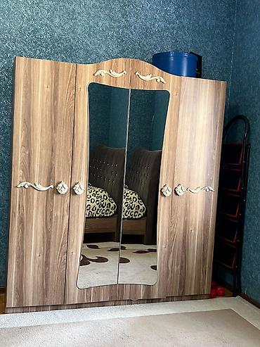 seyf dolab: İkinəfərlik çarpayı, 2 tumba, Dolab, Komod, Yeni — 3