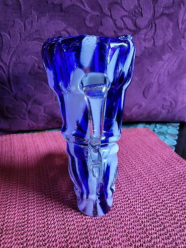 Ostali kućni dekor: Cizma,vaza nova murano,usnama duvano staklo iz 70,80ih. god — 16