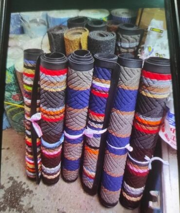 Грязезащитные и придверные коврики: Придверный коврик Новый, Внутренний, Прямоугольный, цвет - Зеленый — 9