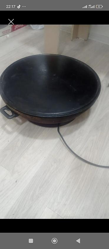 Elektrikli sac (səc) – dairəvi, qalın metal səthli, mətbəx və açıq
