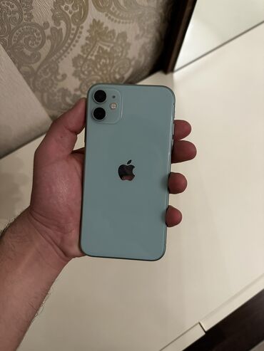 Apple iPhone: IPhone 11, 128 GB, Alpine Green, Zəmanət, Face ID