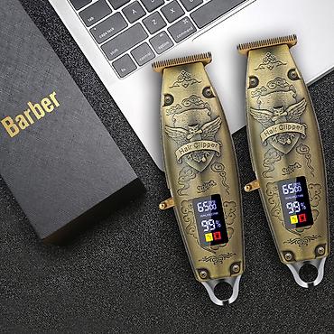 T5 / T9 Lion Professional Saç və Saqqal Qırxan Maşınka Metal Korpus /