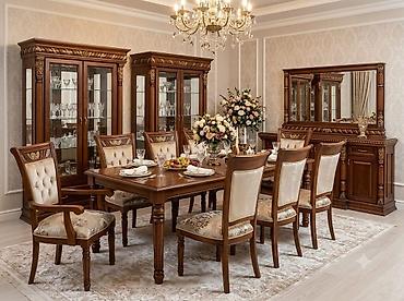 chair: L🅰️/ Türkiyə istehsalı qonaq otağı dəsti 1600 azn Masa açılır, 8 — 1