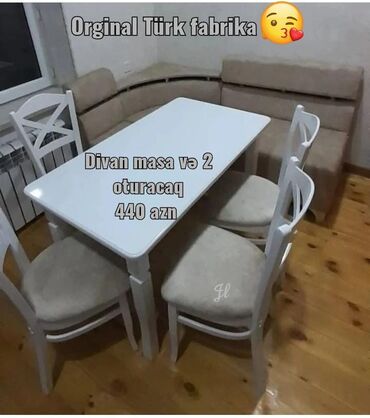 metbex stolu instagram: Masa və oturacaq dəstləri