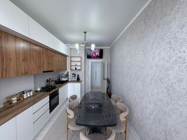 жер уйдон квартира берилет дордой: 2 бөлмө, 65 кв. м, Элитка, 7 кабат, Евроремонт