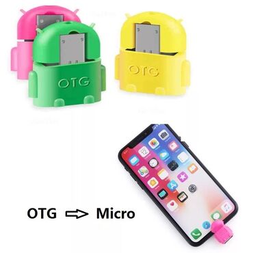 Mobil telefonlar üçün digər aksesuarlar: OTG micro ( Mobil telefonunuza flashcard, siçan, oyun pultu və s