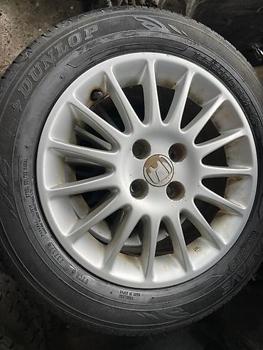 Колеса в сборе 195 / 60 / R 15, Всесезонная, Б/у, Запаска, Легковые, Литые, отверстий - 4