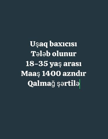 Boşqablar: Dayə tələb olunur, 1/1