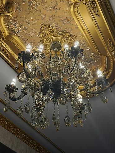 el ile cekilmis sekiller: Çılçıraq, 10 və daha çox lampa, Xrustal — 1