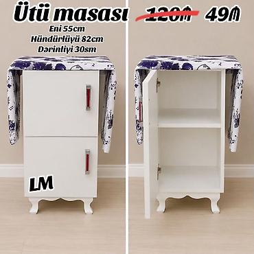 lovhe qiymetleri: Ütü masası‼️ 
Yenidir‼️
Qiymət : 49₼
Çatdırılma ödənişlidir — 1