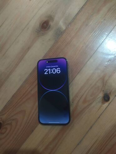 Apple iPhone: IPhone 14 Pro, 256 GB, Deep Purple, Simsiz şarj, Face ID