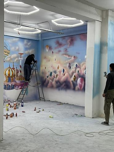 малярный цех: Художник больше 7-8 лет Художественная роспись стен и интерьеров - — 2