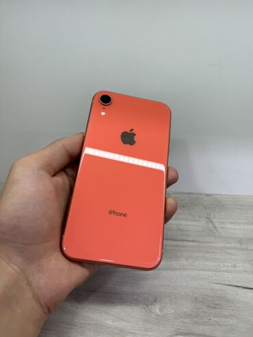 iphone 11 64 гб цена бишкек: IPhone Xr, Колдонулган, 128 ГБ, Коралл, Коргоочу айнек, Куту, Каптама, 80 %