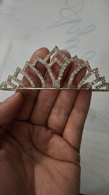 Аксессуары для волос: Аксессуар для волос, Диадема, Женские, Материал: Стразы — 2