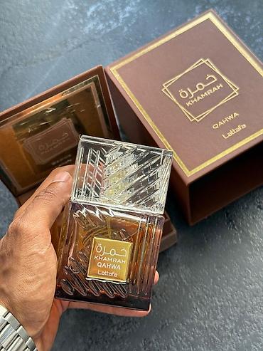 ereb etirleri: Khamrah Lattafa 100ml Ərəblərin möhtəşəm cəzbedici parfümu qaliciliqi — 1