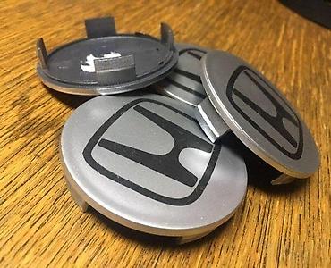 Gume i felne: ČEPOVI POKLOPCI ZA FELNE HONDA 68 MM 64 MM - SIVI - ORIGINAL | — 3