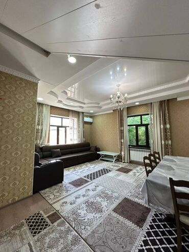 аламидинский район: 120 м², 5 комнат, Свежий ремонт С мебелью, Кухонная мебель