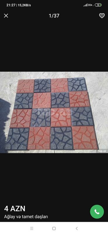 Dekorativ daşlar: Yüksek keyfiyetde Preslenmiş Tamet daşlarinin topdan və pərakəndə — 12