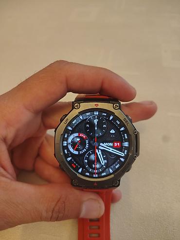 Amazfit T‑Rex Pro ağıllı saat t rex 2 ve t rex 3 - Rəng: narıncı