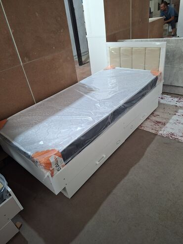 Односпальные кровати: Односпальная кровать, Новый, С матрасом, длина - 200 см — 7