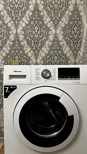 Paltaryuyan maşınlar: Hisense paltaryuyan maşın – önyükləməli, 7 kq tutumlu, A+++ enerji — 4