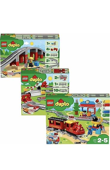 лего большой: LEGO DUPLO — большой набор деталей для железной дороги и сюжетных — 4