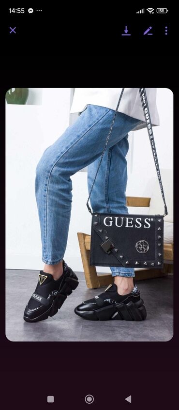 Women's Sneakers and athletic shoes: Bona, 40, bоја - Crna — 7