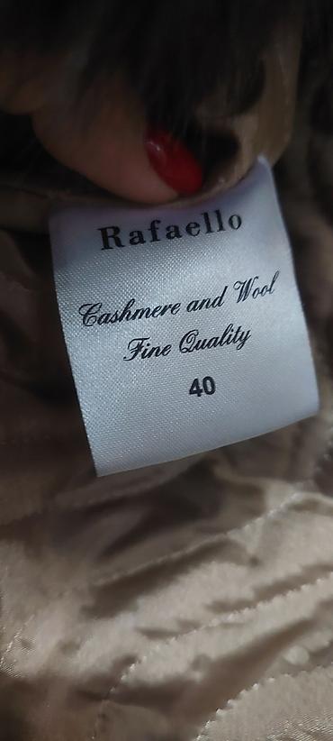 фирменный пальто: Пальто Rafaello с меховым воротником - Материал: смесь кашемира и — 3