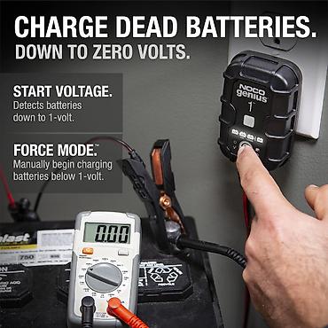 dc mator: NOCO GENIUS1 6-12 Volt Şarj Cihazı NOCO GENIUS1 — Ağıllı akkumulyator — 2