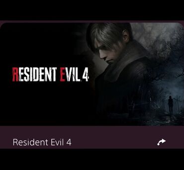 PS5 (Sony PlayStation 5): Resident evil 4 Playstation 4&5 Sizin şəxsi akkauntunuza alınır