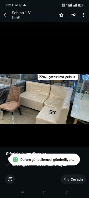 Sifarişlə divanlar: *Sifarişle künc divanlar* *kojadan ve parçadan* ✔️her rəngdə her
