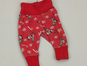 sukienka długa czerwona: Sweatpants, Disney, 0-3 months, condition - Good