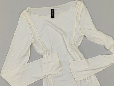 bluzka z tiulowymi rękawami h: Bluzka damska, H&M, Rozmiar 2XS