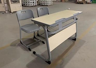 study table: Комплект парты и стула, Новый, Бесплатная доставка, Самовывоз, Платная доставка, цвет - Серый — 1