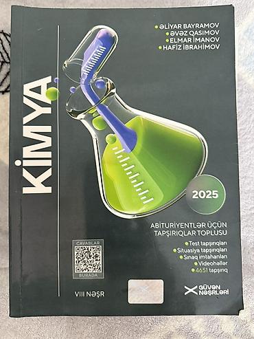 Kitablar və jurnallar: Kimya 11-ci sinif, Ünvandan götürmə — 4