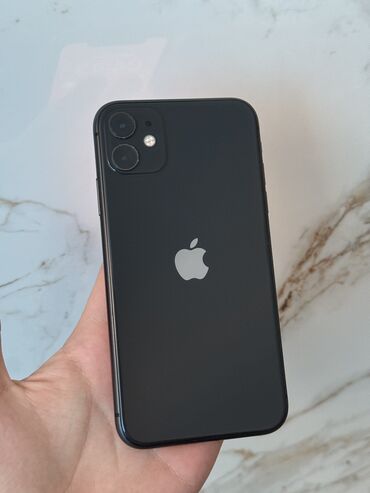 Apple iPhone: IPhone 11, Б/у, 128 ГБ, Черный, 80 %
