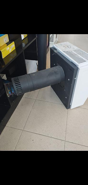 elektrik plitesi: Divar tipli qaz konvektoru - Yanacaq növü: təbii qaz (koaksial baca — 3