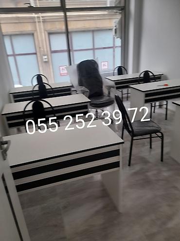 Ofis dəst mebeli: Stol stul Qursu masaları ve stul tppdan satış ölçləri eni 45 uzun 60 — 5