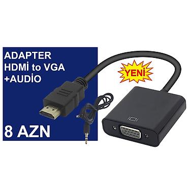 kompüter barter: HDMİ Adapterlər/Konverterlər (Çeviricilər) ⭐HDMİ to AV – 12 AZN ⭐HDMİ — 5