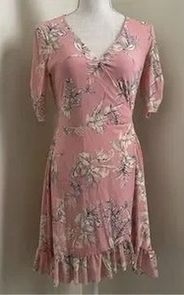 sjajne haljine: S (EU 36), bоја - Roze, Drugi stil, Kratkih rukava