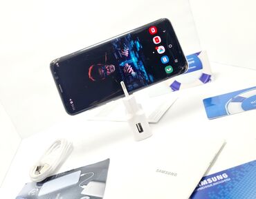 телефон самсуг: Samsung Galaxy S8, Б/у, 128 ГБ, цвет - Серый, 2 SIM