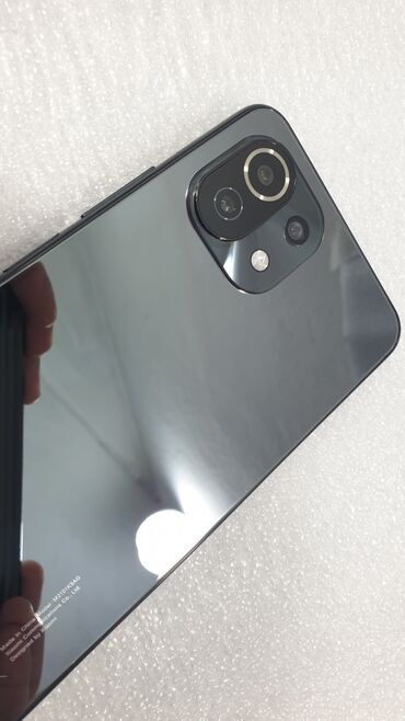 xiaomi телефон: Xiaomi, Mi 11 Lite, Б/у, 128 ГБ, цвет - Черный, 2 SIM