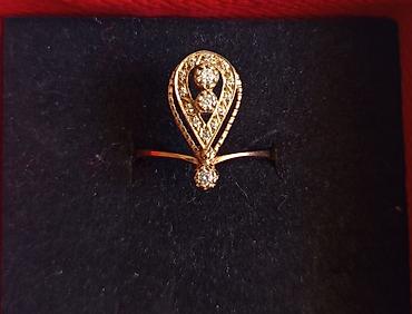 swarovski üzük: Üzük, Sarı qızıl, 583 Əyar — 2
