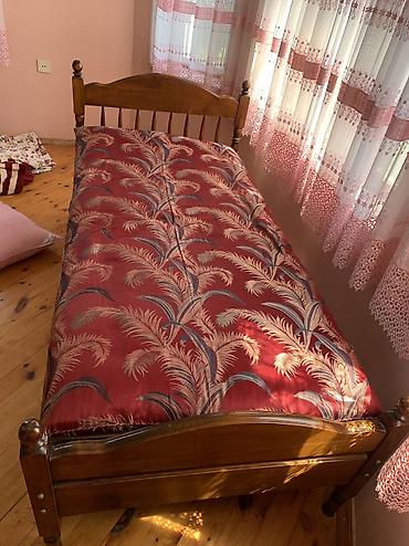 Mebel: İşlənmiş, Təknəfərlik çarpayı, Bazasız, Matras ilə — 2