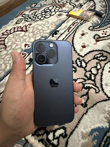 Уюлдук телефондор жана аксессуарлар: IPhone 15 Pro, Колдонулган, 256 ГБ, Blue Titanium — 2